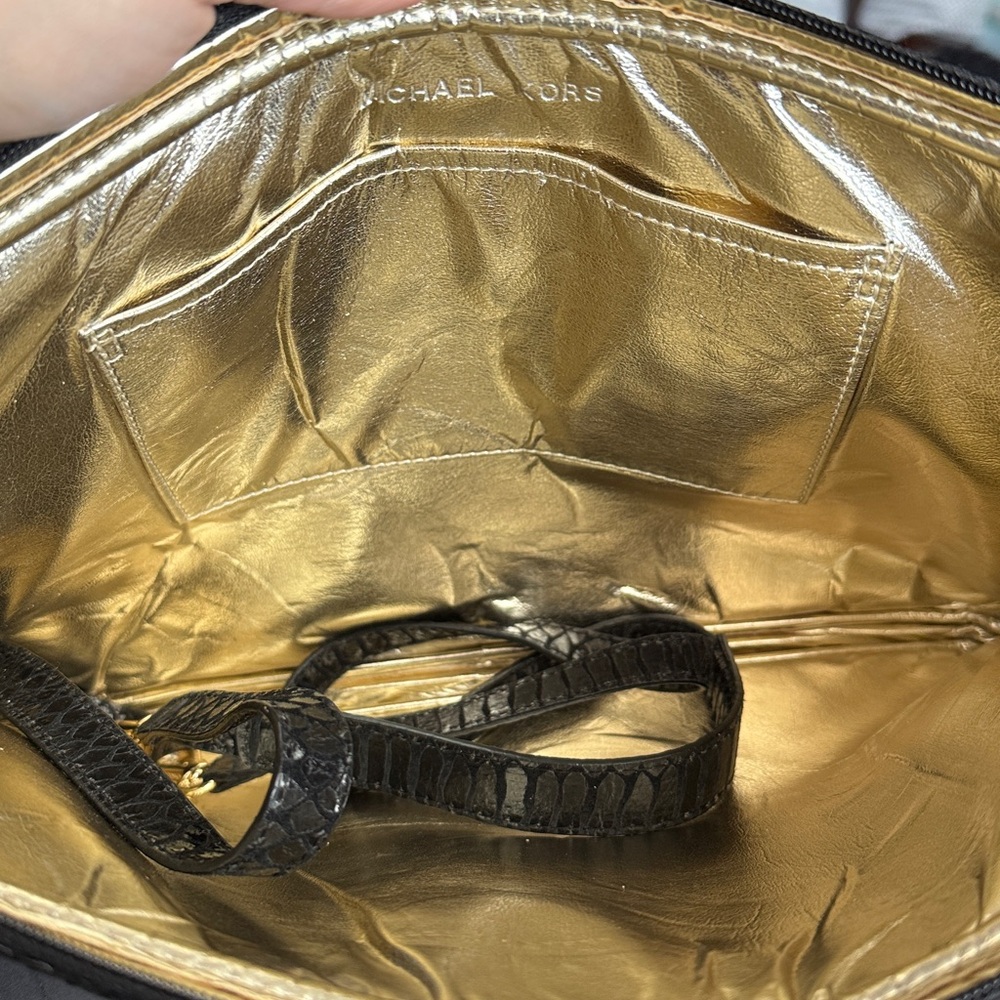 Michael Kors Python Embossed Laptop Sleeve Should… - image 5